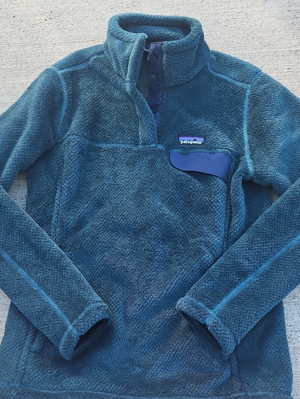 Patagonia Womens Green  Pullover Synchilla Fleece